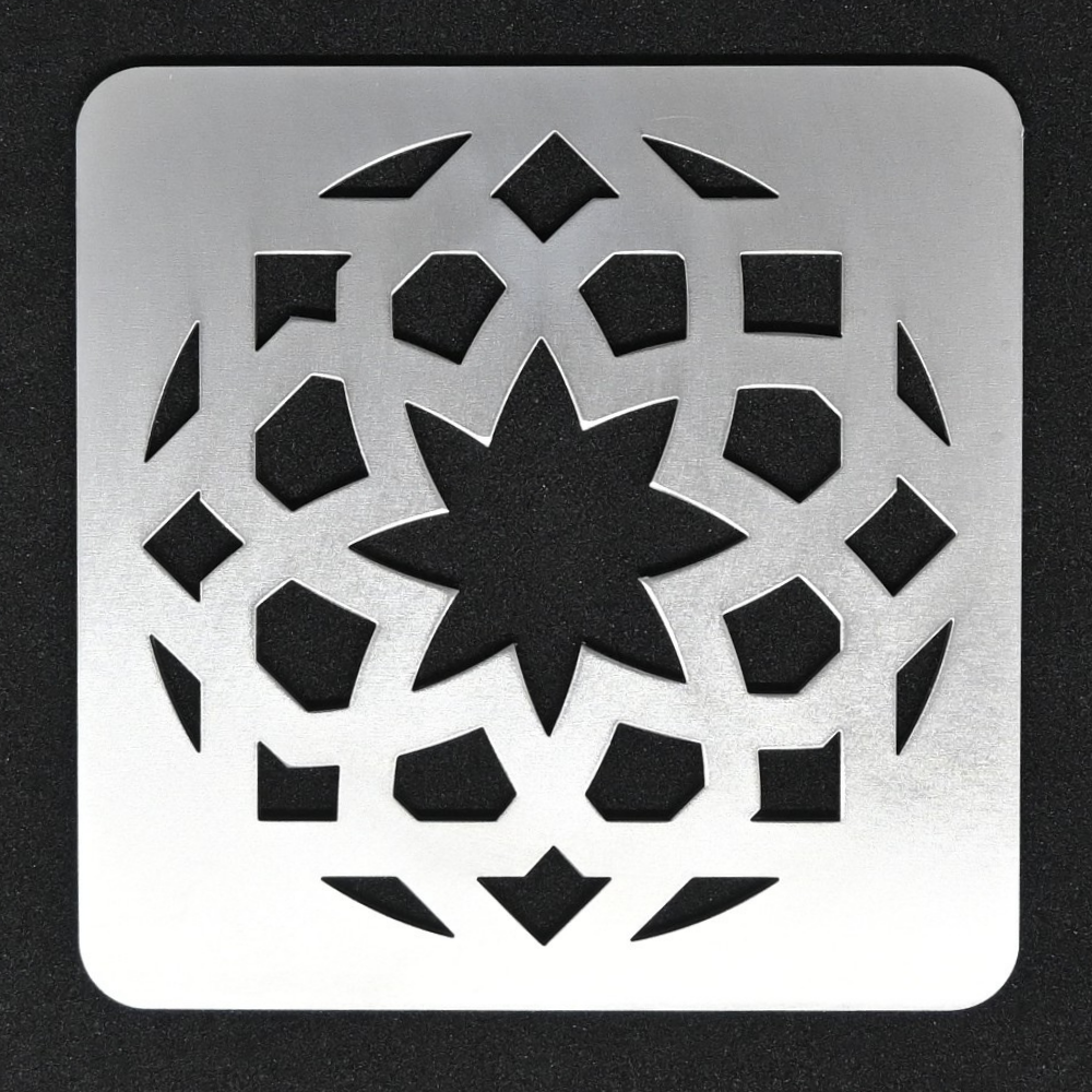 Premium Metal Coasters - Moroccan Star (8 Pack)