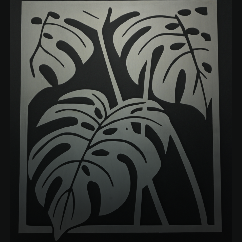 Premium Aluminium Wall Art - Monstera Leaf