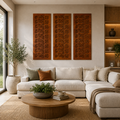 Premium Wall Panel - Greek Key