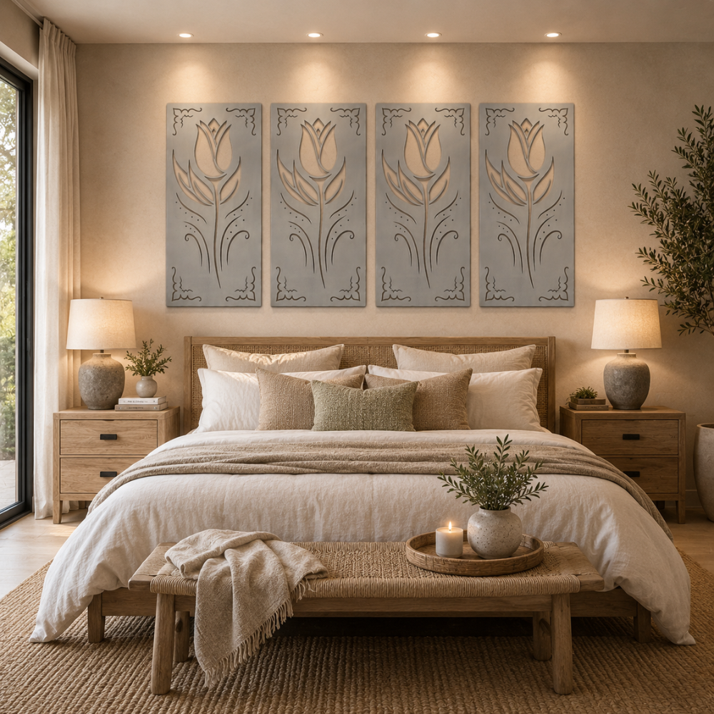 Premium Wall Panel - Art Nouveau Floral