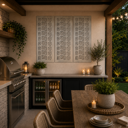 Premium Wall Panel - Greek Key