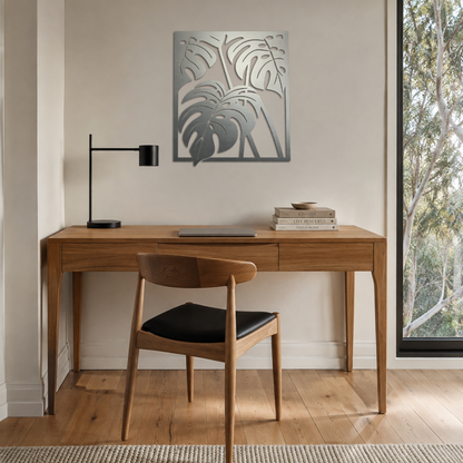 Premium Metal Wall Art - Monstera Leaf