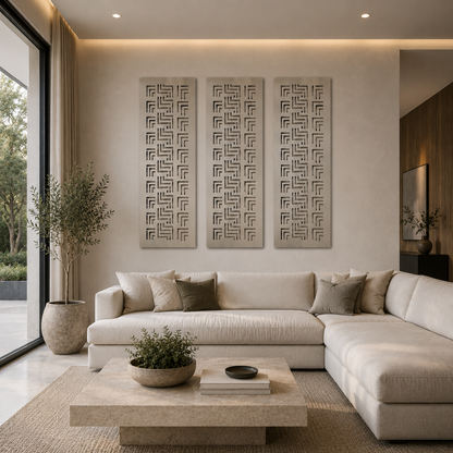 Premium Wall Panel - Greek Key