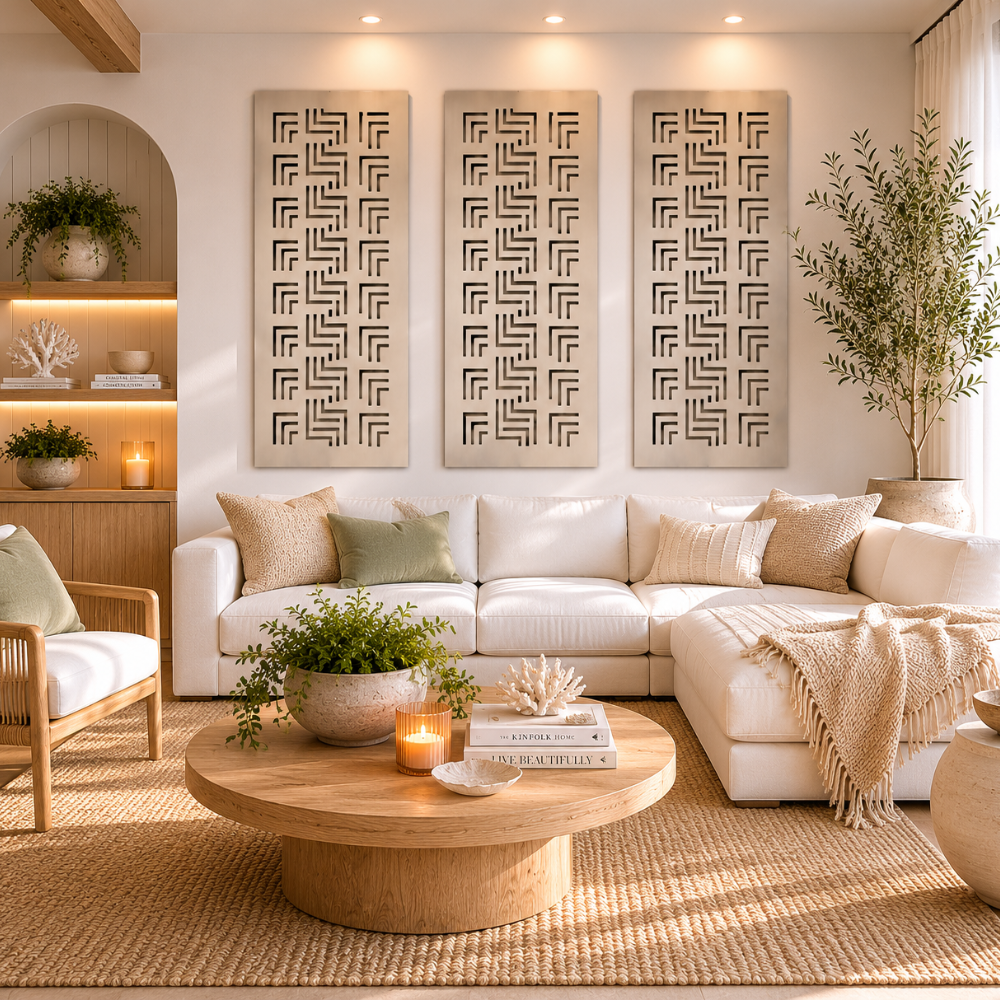 Premium Wall Panel - Greek Key