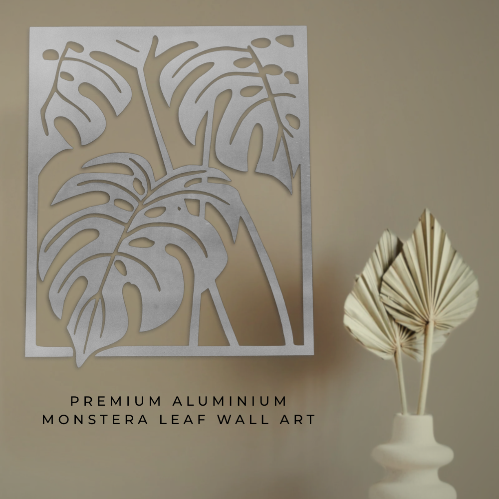 Premium Aluminium Wall Art - Monstera Leaf