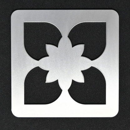 Premium Metal Coasters - Moroccan Floral (8 Pack)