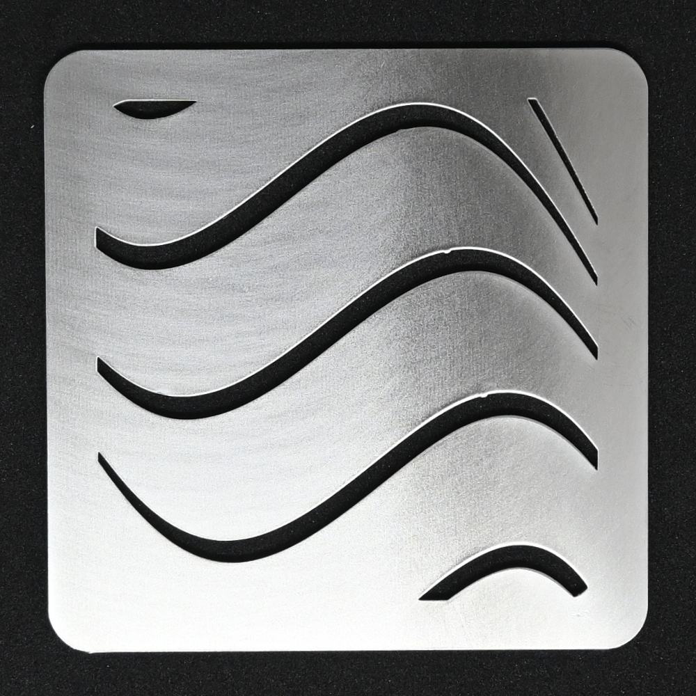 Premium Metal Coasters - Coastal Wave (8 Pack)