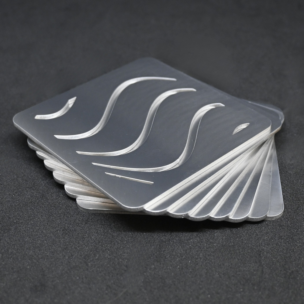 Premium Metal Coasters - Coastal Wave (8 Pack)