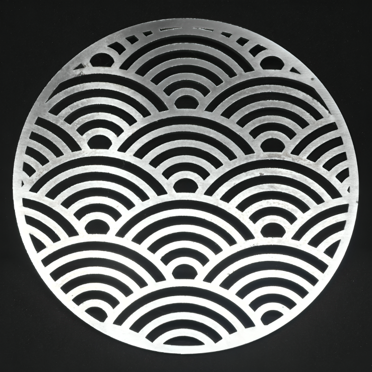 Premium Aluminium Trivet - Coastal Wave