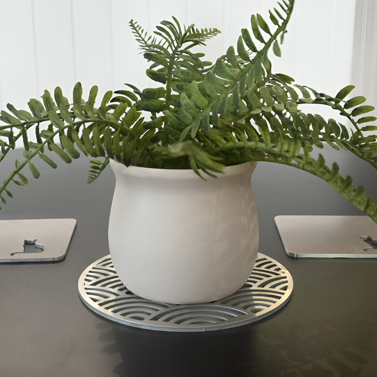Premium Aluminium Trivet - Coastal Wave